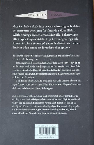 Victor Klemperer - Intill slutet vill jag vittna
