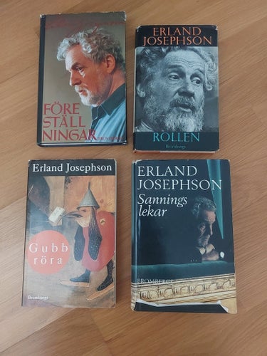 Erländ Josephson Böcker - Föreställningar, Rollen, Gubb Röra, Sanningslekar