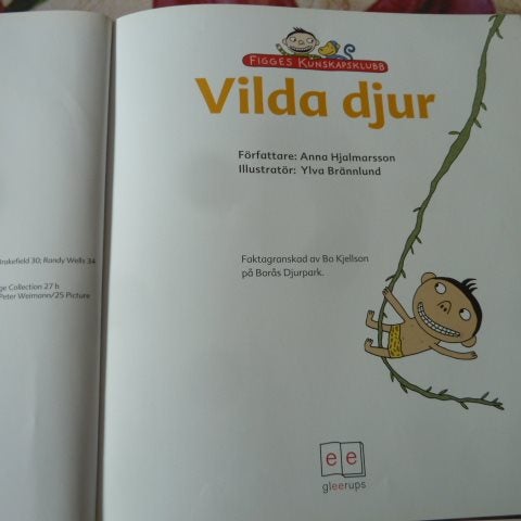 VILDA DJUR, ANNA HJALMARSSON, BOK, 2004