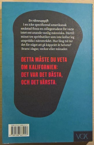 I Kalifornien skälver jorden / Anna Hörnell