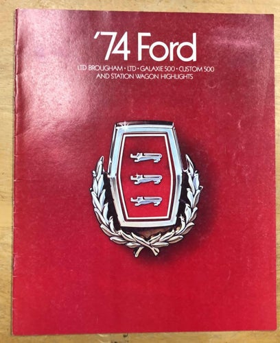 Försäljningsbroschyr Ford 1974