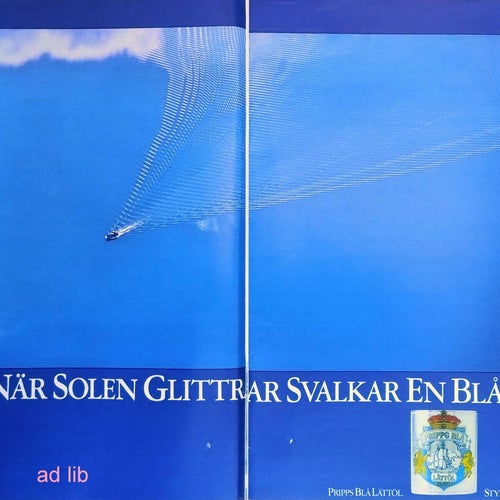PRIPPS BLÅ, STOR REKLAMANNONS 1984