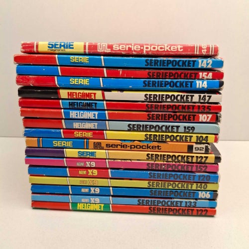 Seriepocket x17 Seriepaket Helgonet, Agent X9, Seriemagasinet, Se bilder