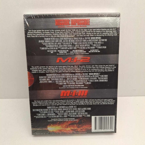 Mission: Impossible x3 - Region 2, DVD-Box, Svensk text, Inplastad