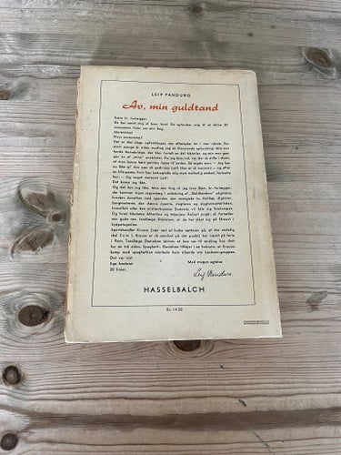 Av, min guldtand av Leif Panduro, 1957