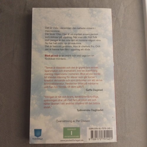 Blod på snö av Jo Nesbø, 2015