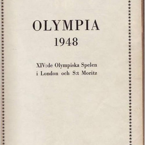 OS, Olympiska spelen 1948 i London och S:t Moritz,  Olympia