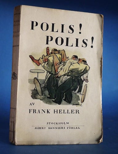 Frank Heller , Polis ! Polis ! OU, 1923  , Omslag av Eigil Schwab