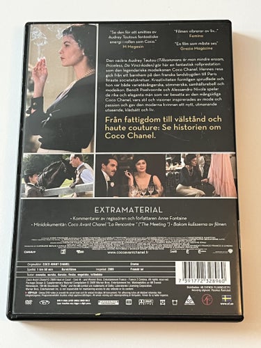 Coco - Livet före Chanel (Audrey Tautou & Alessandro Nivola, 2009). Beg. DVD