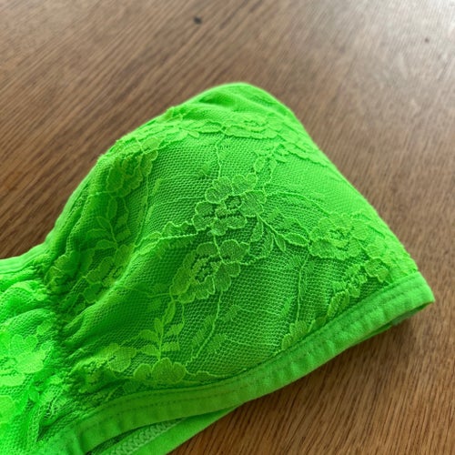 * So.U grön bandeau-bh , storlek XS