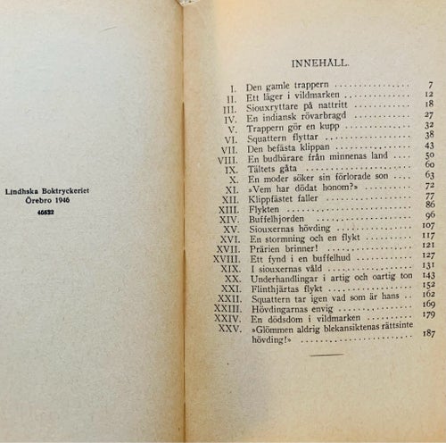 Prärien av James Fenimore Cooper, 1946
