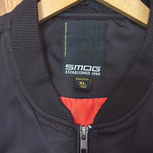 Smog brun bomber jacka, storlek XL