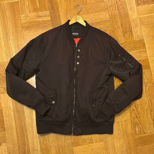 Smog brun bomber jacka, storlek XL