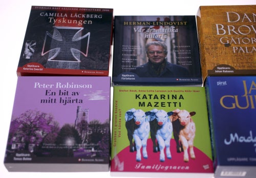 Audiobook Bundle: Marklund, Läckberg, Brown, Guillou, Brontë, Lindqvist, Lärn...