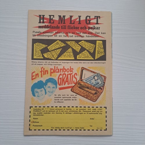 Walt Disney's KALLE ANKA & C:O Nr 1 1963