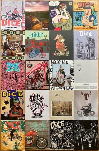 Dice Magazine - 46 olika nummer.