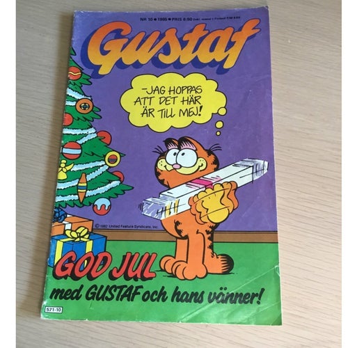 Gustaf Serietidning 1985 Nr 10 God Jul med Gustaf och hans vänner
