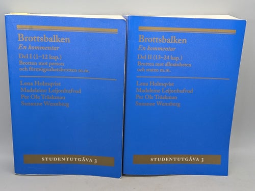 Brottsbalken Del I och Del II