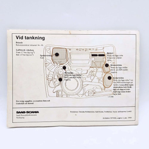 Lancia: instruktionsbok Lancia A112 M1984