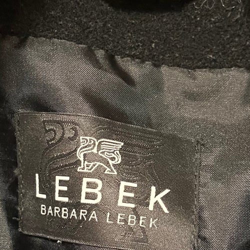 Lebek svart kappa, storlek 46