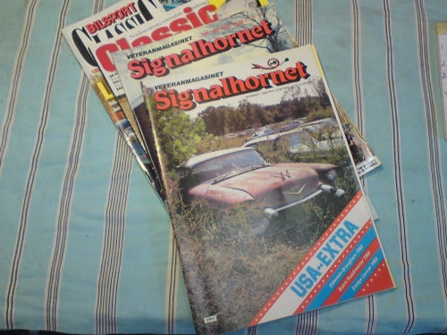 Signalhornet nr 1 1982 . nr 1 1983 . Bilsport Classic nr 8 2008 .Classic Motor