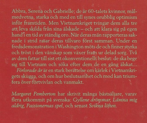 MARGARET PEMBERTON - Förlorade år (INBUNDEN )