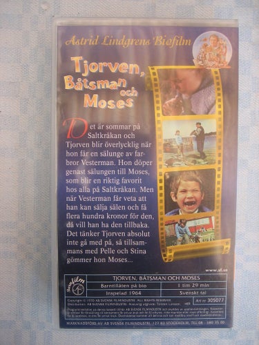 Astrid Lindgrens Biofilm - Tjorven, Båtsman & Moses