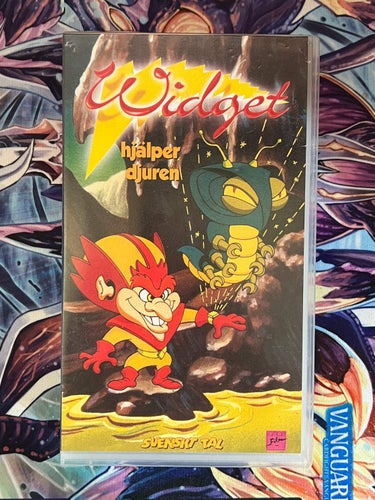 Widget - Hjälper djuren - svenskt tal / Vhs