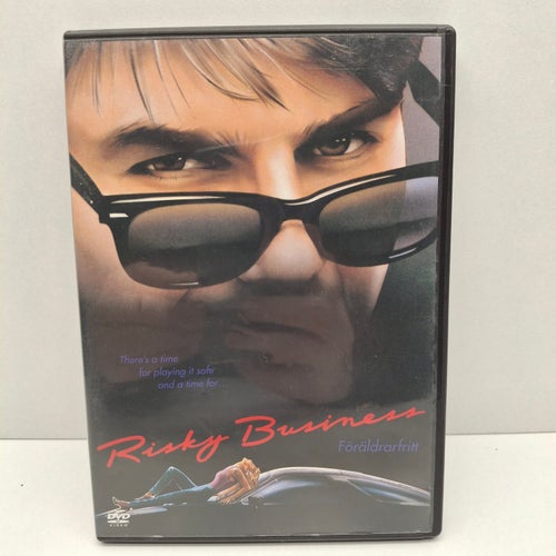 Risky Business - Tom Cruise - Region 2, DVD-Film, Svensk text, Fint skick