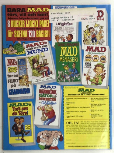 MAD - 1988:4 VF