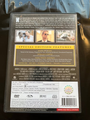 Die Hard: Hämningslöst - Special Edition DVD
