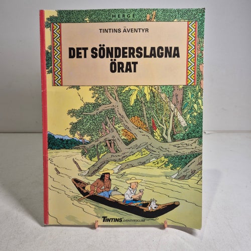 Tintins Äventyr: Det Sönderslagna Örat av Hergé, 1989 nr 6
