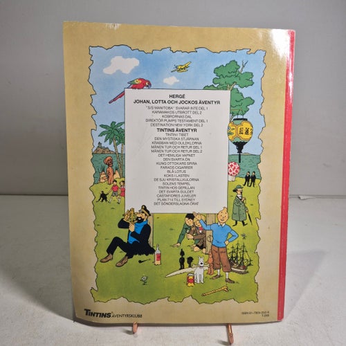 Tintins Äventyr: Det Sönderslagna Örat av Hergé, 1989 nr 6