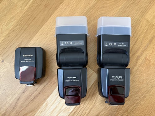 Yongnuo Speedlite YN560 IV-blixtar och YN560-TX-blixtkontroll