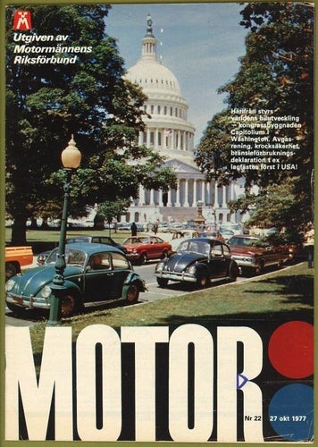 Motor 1977 nr 22. Bilbedömning: Volvo 343 DL årsmodell 1978.