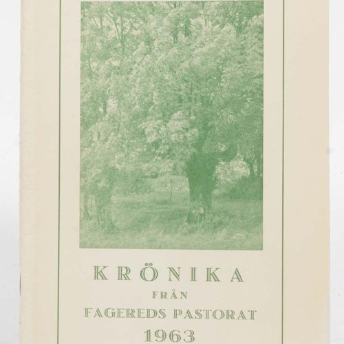 Krönika från Fagereds pastorat 1963 / Fagereds pastorats hembygdsförening (