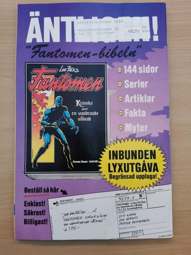 Fantomen Nr 4 1991