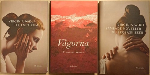 Virginia Woolf x 3 (Ett eget rum; Vågorna; Samlade noveller & prosaskisser)