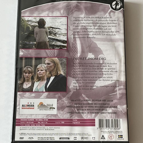 Morden i Midsomer - Djuret inom dig, Nr53. Inplastad DVD