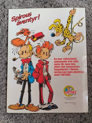 Marsupilami blir kidnappad - Spirous äventyr, 1988