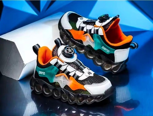 Sportskor med roterande spänne – Bekväma & trendiga sneakers (Unisex) Storlek 35