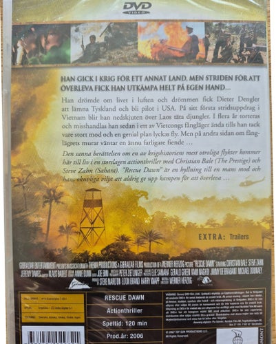 Rescue Dawn DVD Ny/Inplastad