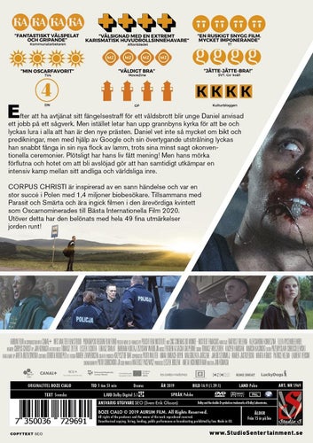 Corpus Christi (2019) Jan Komasa med Bartosz Bielenia och Aleksandra Konieczna.