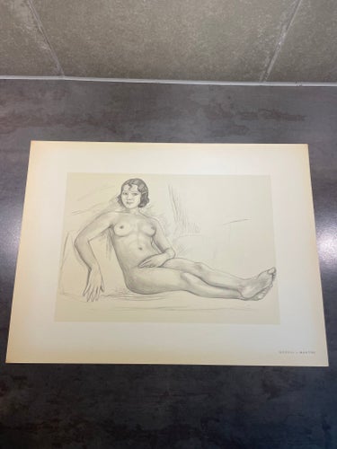 Nils von Dardel, blyertsskiss från ”Unga modeller i blyerts” som utkom 1944!