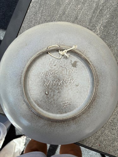 Väggplatta "Made in Norway" med timmerflottare