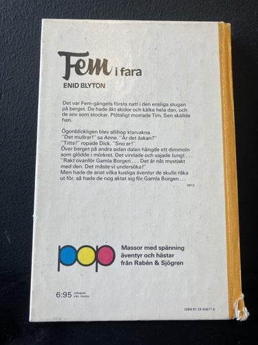 Bok - Fem i fara av Enid Blyton