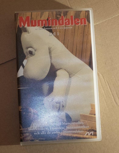 Mumindalen Del 1 - VHS - Moomin scandinavian - Tove Jansson - Julkalender