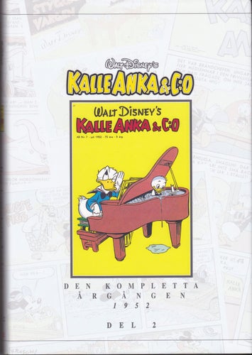 Kalle Anka & C:o / Den Kompletta Årgången 1952, del 2 / Inbunden / Nära nyskick