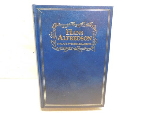Hans Alfredson 1989 Bok Bonniers Förlag inbunden