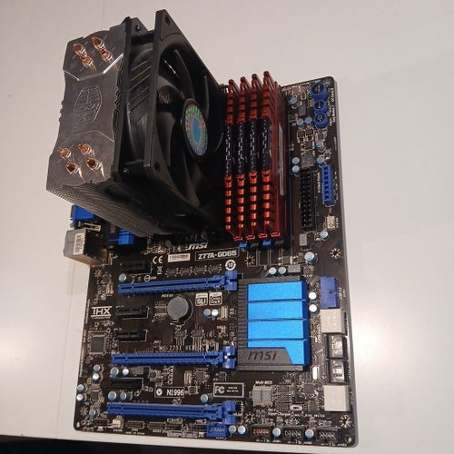 MSI Z77A-GD65 + i7-2700K + 16GB RAM + Kylare | Toppskick – Perfekt för NAS!